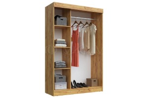 Набор мебели для спальни "Бася - 2"  (дуб крафт золотой - графит)