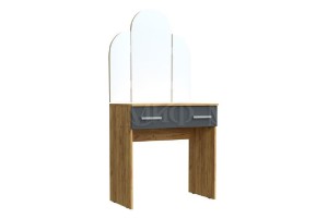 Набор мебели для спальни "Бася - 2"  (дуб крафт золотой - графит)