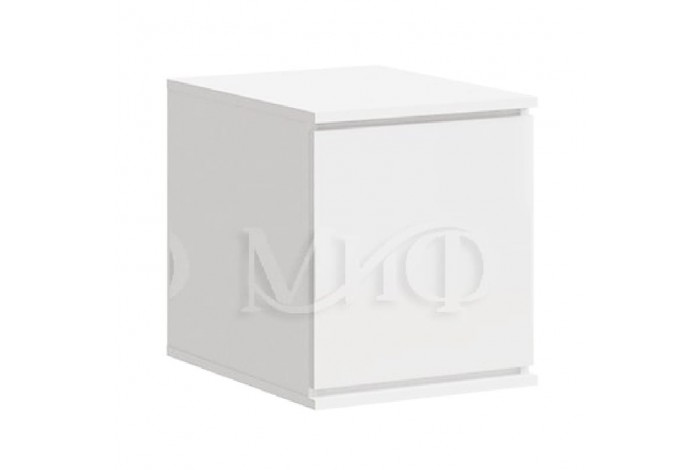 Антресоль Челси к пеналу 400 белый - белый глянец