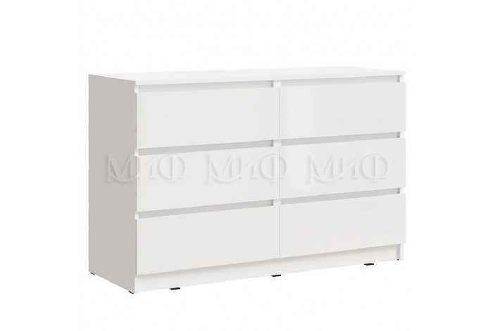 Спальня Челси 2 белый - белый глянец