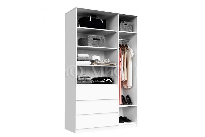 Спальня Челси 2 белый - белый глянец