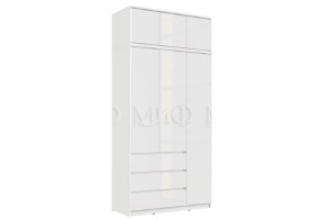 Антресоль "Челси" к шкафу 1200 (белый - белый глянец)