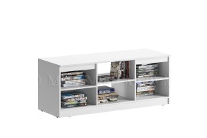 Тумба под ТВ "Челси" (белый - белый глянец)