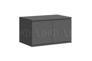 Антресоль "Челси" к шкафу 800 (графит - графит матовый)