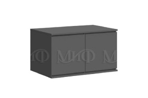 Антресоль "Челси" к шкафу 900 (графит - графит матовый)