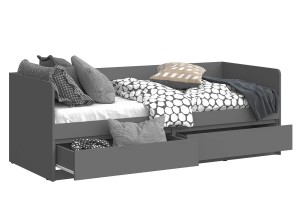 Детская модульная комната "Челси" вариант 1 (графит - графит)