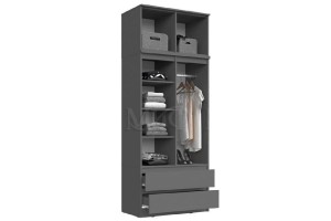 Детская модульная комната "Челси" вариант 1 (графит - графит)