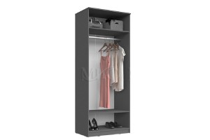 Антресоль "Челси" к шкафу 800 (графит - графит матовый)