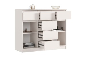 Комод Челси 2 двери 6 ящиков (кашемир - кашемир)