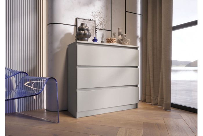 Комод Челси 800 3 ящика кашемир - кашемир