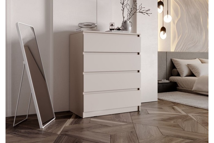 Комод Челси 800 4 ящика кашемир - кашемир