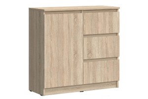 Комод Челси 800 3 ящика 1 дверь (дуб сонома - дуб сонома)