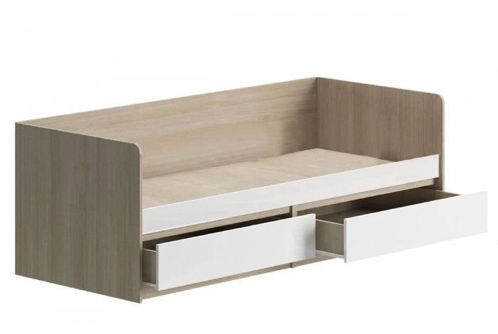 Детская комната Челси вариант 3 дуб сонома - белый глянец холодный