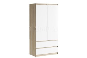 Детская модульная комната "Челси" вариант 3 (дуб сонома - белый глянец холодный)