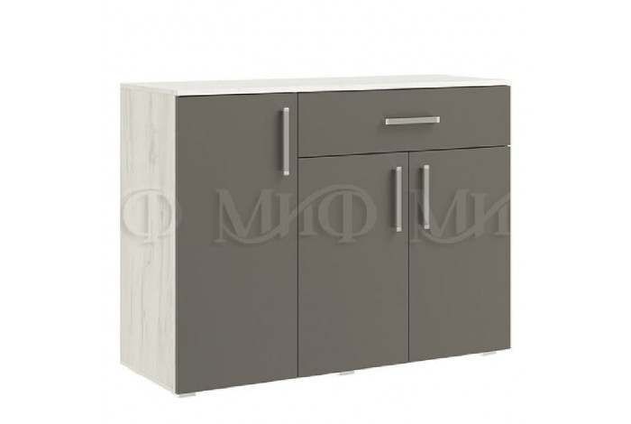 Спальня Фиеста - 3 дуб крафт белый - графит