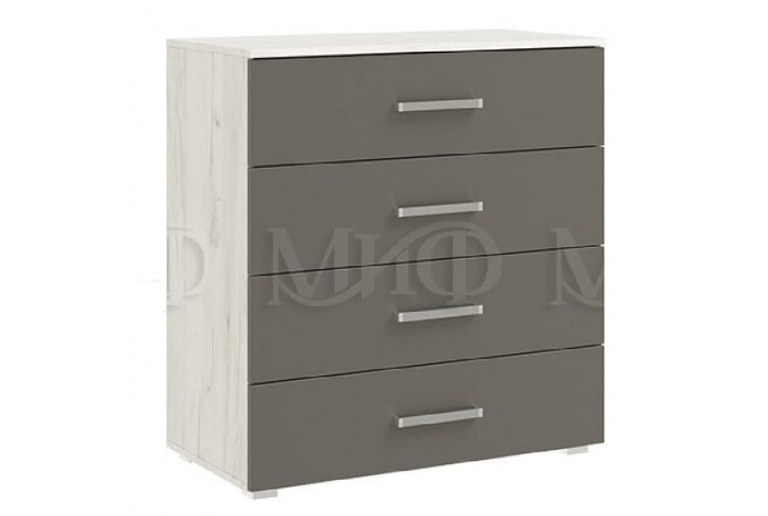 Спальня Фиеста - 1 дуб крафт белый - графит