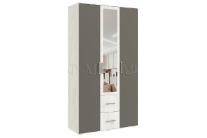 Набор мебели для спальни "Фиеста - 1" (дуб крафт белый - графит)