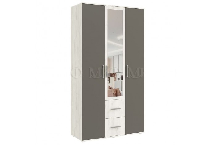 Спальня Фиеста - 1 дуб крафт белый - графит