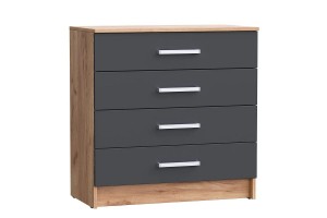 Комод Мартина 800 (дуб крафт золотой - графит)