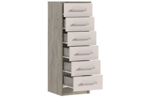 Комод Мартина 400 (дуб крафт серый - кашемир)