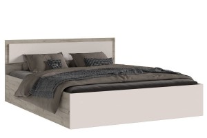 Кровать "Мартина 1,4" с подъемным механизмом (дуб крафт серый - кашемир)