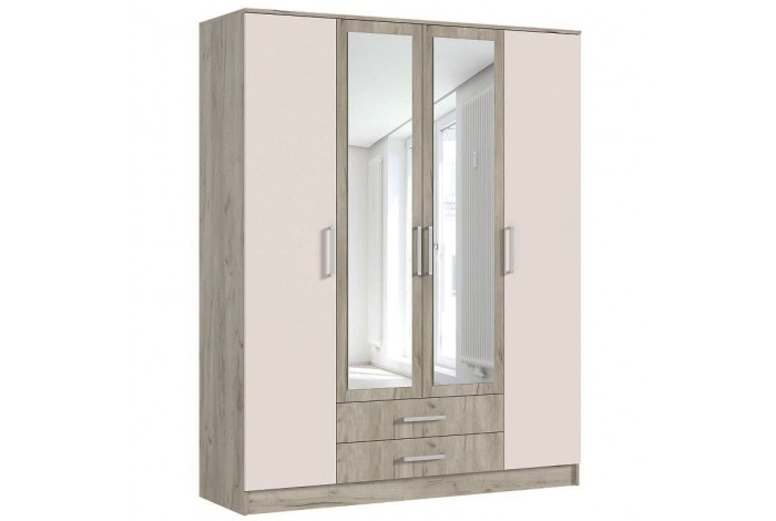 Набор мебели для спальни Мартина - 7 дуб крафт серый - кашемир