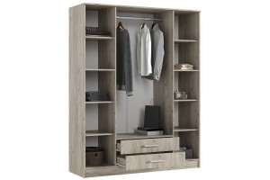 Набор мебели для спальни "Мартина - 7" (дуб крафт серый - кашемир)