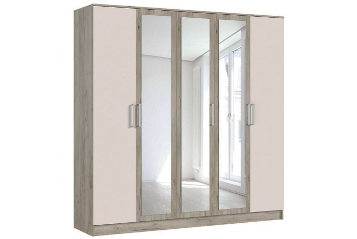 Спальня Мартина - 9 дуб крафт серый - кашемир