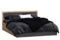 Кровать Фиеста 1,6 дуб крафт золотой - графит