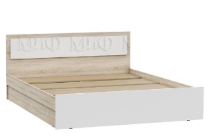 Набор мебели для спальни "Мартина - 3" (дуб сонома - белый глянец)