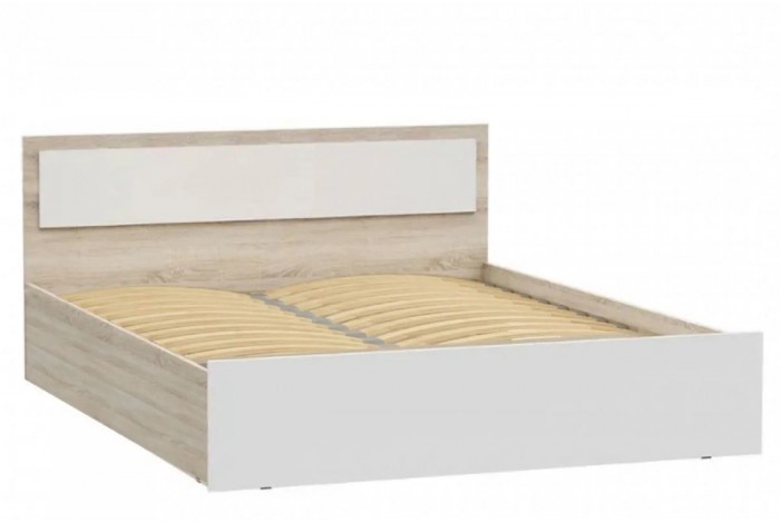 Спальня Мартина - 3 дуб сонома - белый глянец