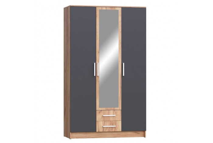 Набор мебели для спальни Мартина - 5 дуб крафт золотой - графит