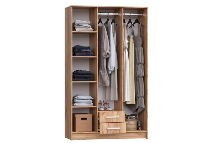 Набор мебели для спальни Мартина - 5 дуб крафт золотой - графит