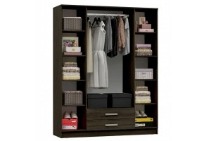 Набор мебели для спальни "Мартина - 4" (венге - белый глянец)