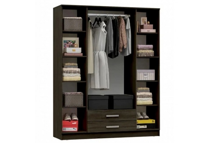 Спальня Мартина - 4 венге - белый глянец