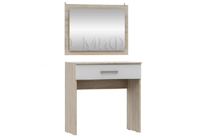 Спальня Мартина - 3 дуб сонома - белый глянец