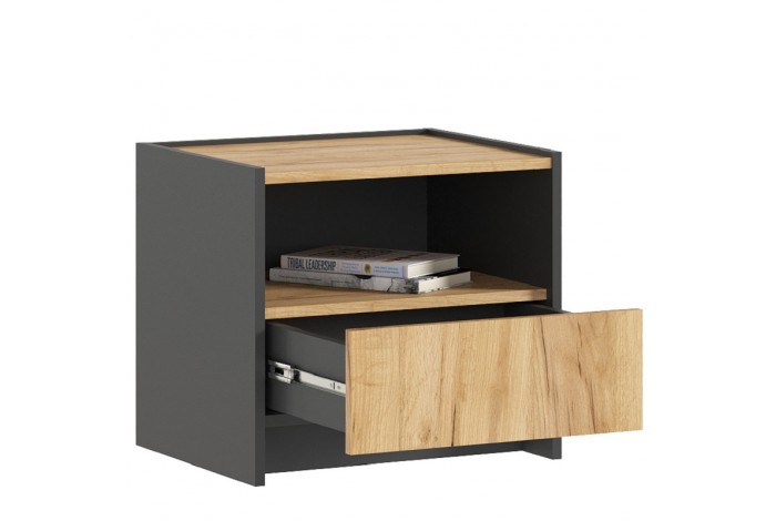 Спальня Остин-2 графит - дуб крафт золотой