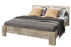 Набор мебели для спальни "Ривьера-2" (дуб юкон - бетон темный)