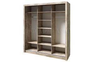 Набор мебели для спальни "Ривьера-1" (дуб юкон - бетон темный)