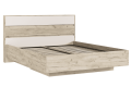 Кровать парящая Роджина 1,6 м с подъемным механизмом Дуб Крафт Серый - Кашемир