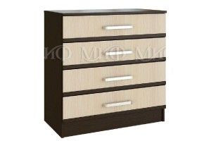 Комод Сакура 4 ящика (венге - дуб беленый)