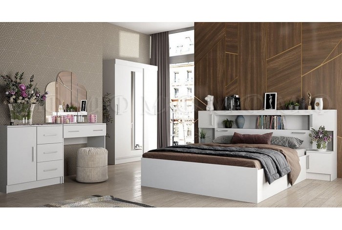 Спальня Бася - 1 белый - белый