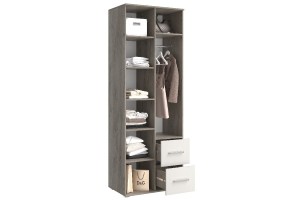 Набор мебели для спальни "Фиеста - 4" (дуб крафт серый - кашемир)