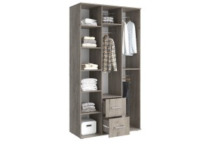 Набор мебели для спальни "Фиеста - 1" (дуб крафт серый - кашемир)