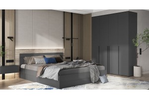 Набор мебели для спальни "Норд - Челси- 1"  (графит - графит)