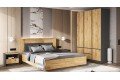 Спальня Остин-1 графит - дуб крафт золотой
