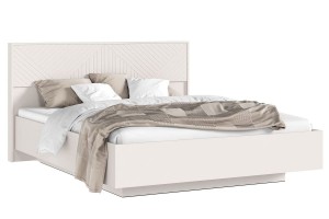 Кровать парящая "Флэш" 1,6 м с ортопед основ (металл) Кашемир - Кашемир