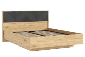 Набор мебели для спальни "Ирис" (Дуб Крафт Золотой - Браш Графит)