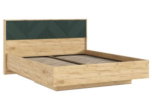 Набор мебели для спальни "Ирис" (Дуб Крафт Золотой - Браш Мени Грин)