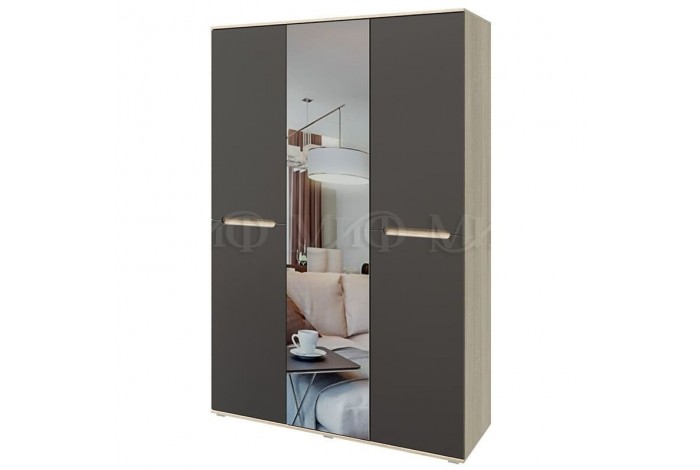 Спальня Ким дуб сонома - графит софт